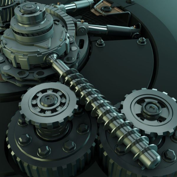 Generator clock with gears