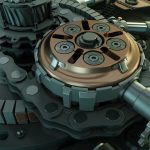 Generator clock with gears