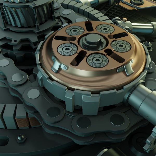 Generator clock with gears