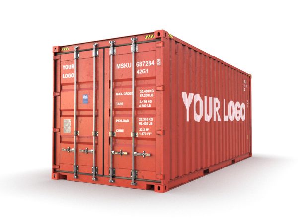 Generic container 20ft - PSD edit