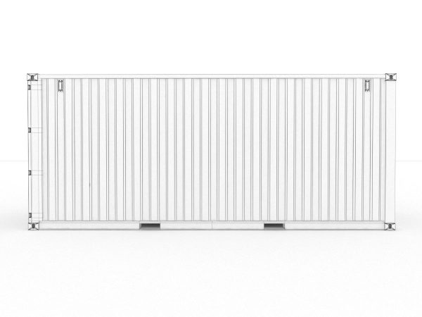 Generic container 20ft - PSD edit
