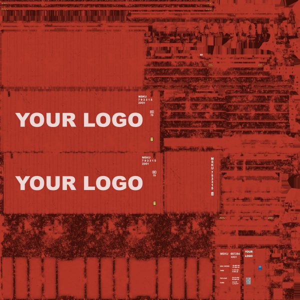 Generic container 20ft - PSD edit
