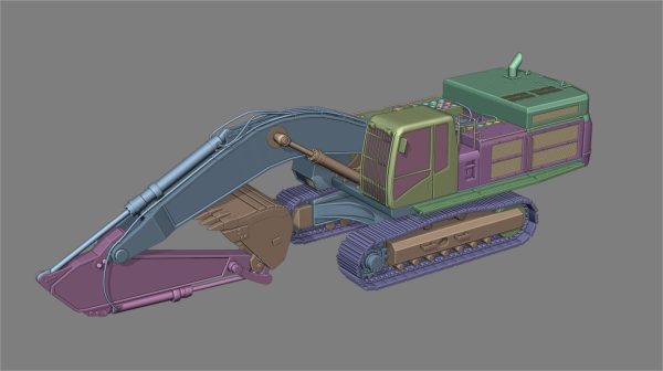 Generic Excavator 3D model