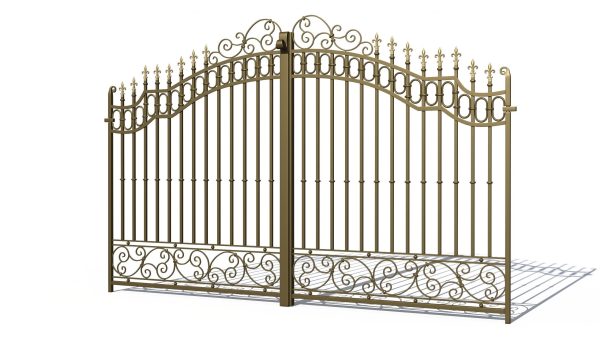 Gilded Wrought Iron Gates