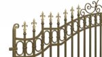Gilded Wrought Iron Gates