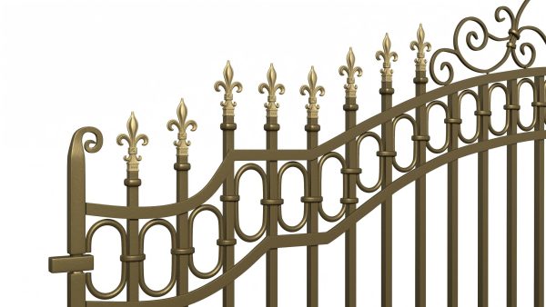 Gilded Wrought Iron Gates