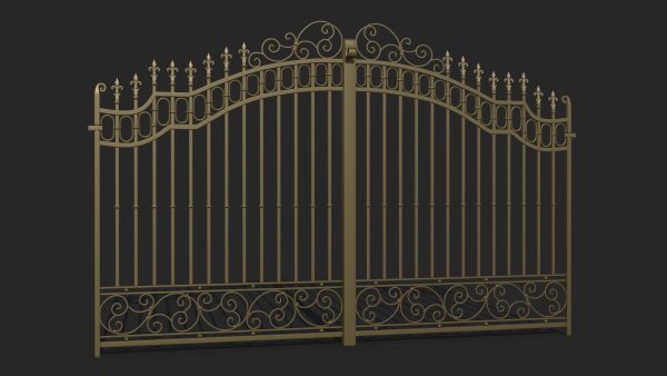 Gilded Wrought Iron Gates