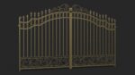 Gilded Wrought Iron Gates