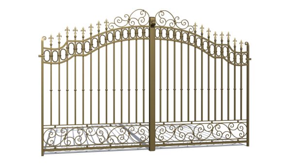 Gilded Wrought Iron Gates