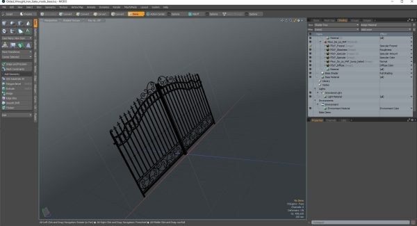 Gilded Wrought Iron Gates