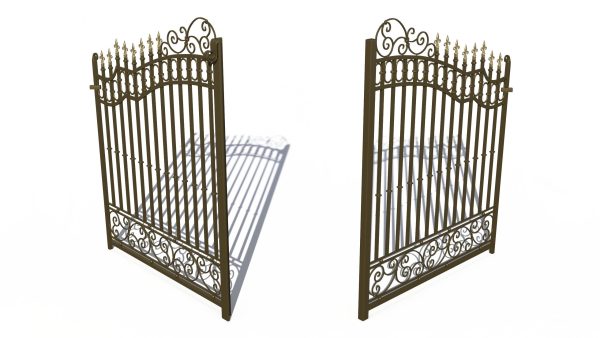 Gilded Wrought Iron Gates