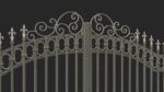 Gilded Wrought Iron Gates