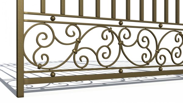 Gilded Wrought Iron Gates