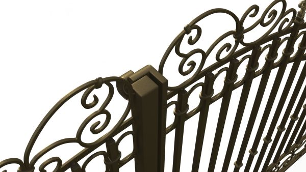 Gilded Wrought Iron Gates
