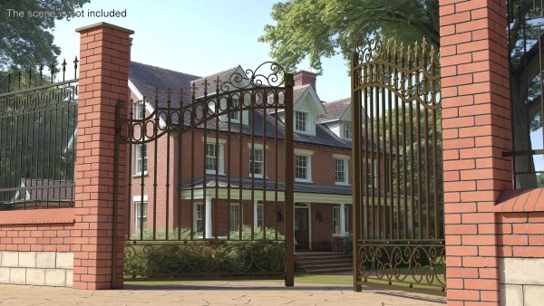 Gilded Wrought Iron Gates