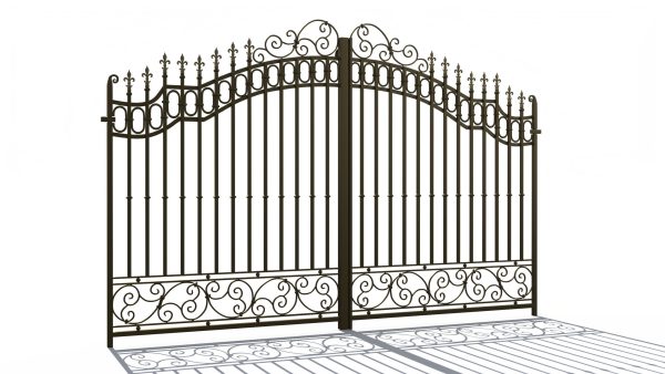Gilded Wrought Iron Gates