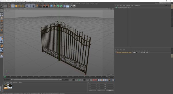 Gilded Wrought Iron Gates
