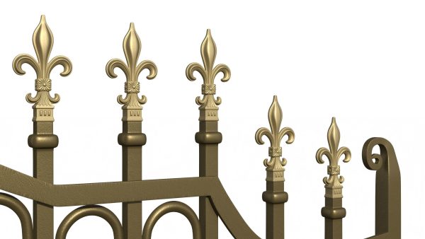 Gilded Wrought Iron Gates