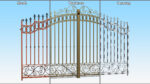 Gilded Wrought Iron Gates