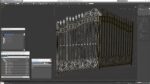 Gilded Wrought Iron Gates