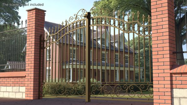 Gilded Wrought Iron Gates