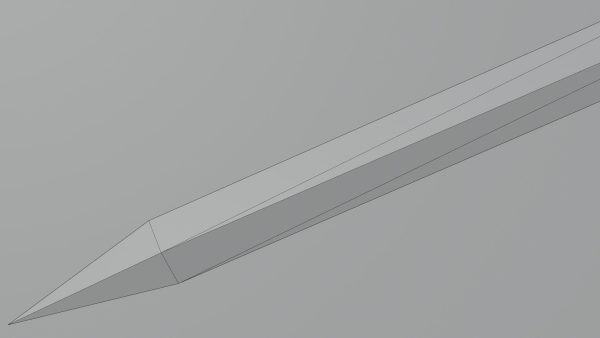 Gladius sword with Langsax handle