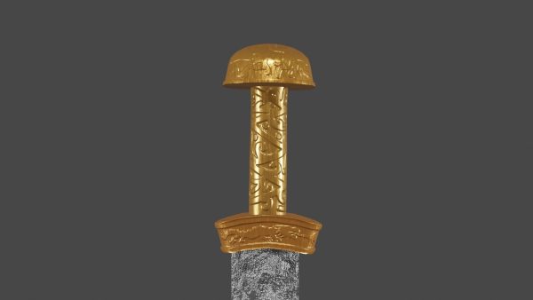 Gladius sword with Langsax handle