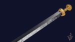Gladius sword with Langsax handle