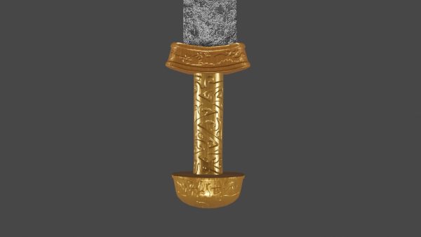 Gladius sword with Langsax handle