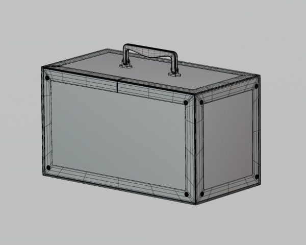 Glass box High quality 3d model