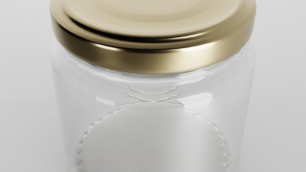 Glass jar small