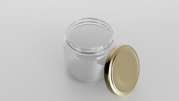 Glass jar small