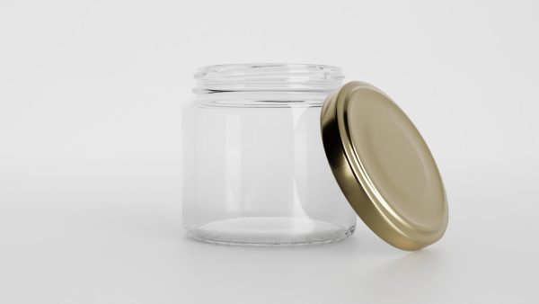 Glass jar small