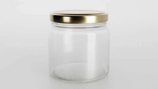 Glass jar small