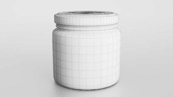 Glass jar small