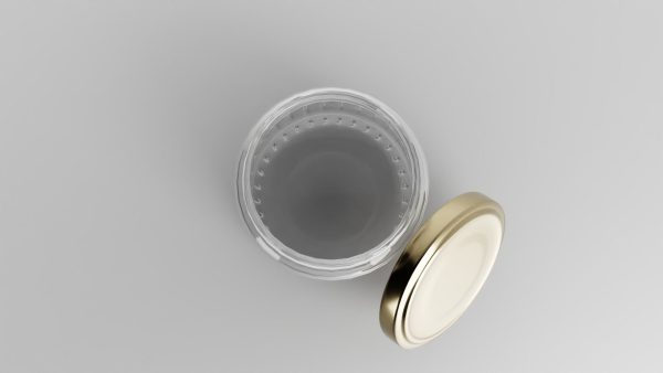 Glass jar small