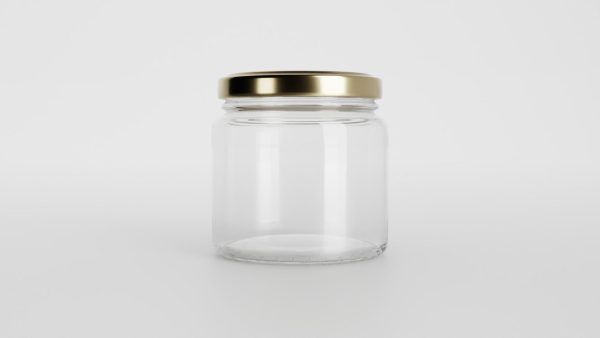Glass jar small