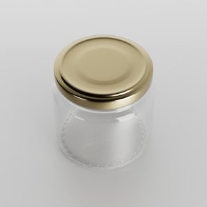 Glass jar small