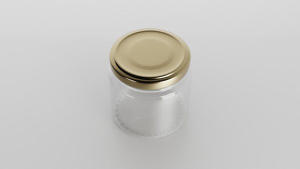 Glass jar small