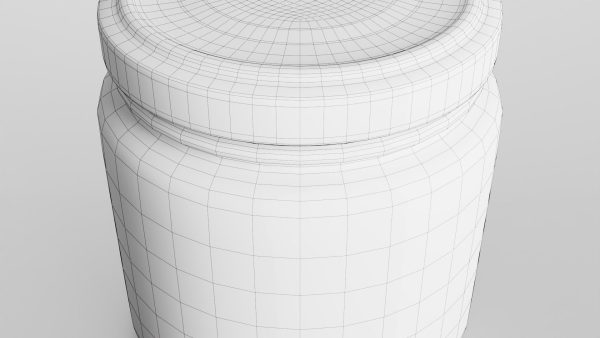 Glass jar small