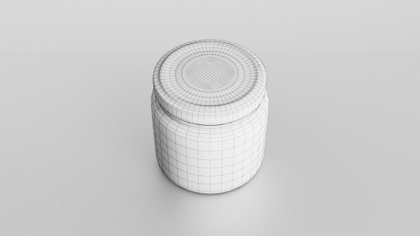 Glass jar small