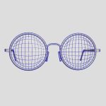 Glasses 3 round
