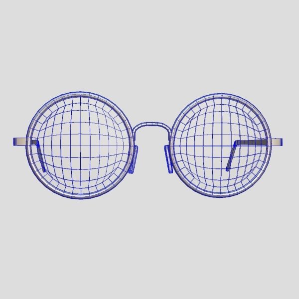 Glasses 3 round