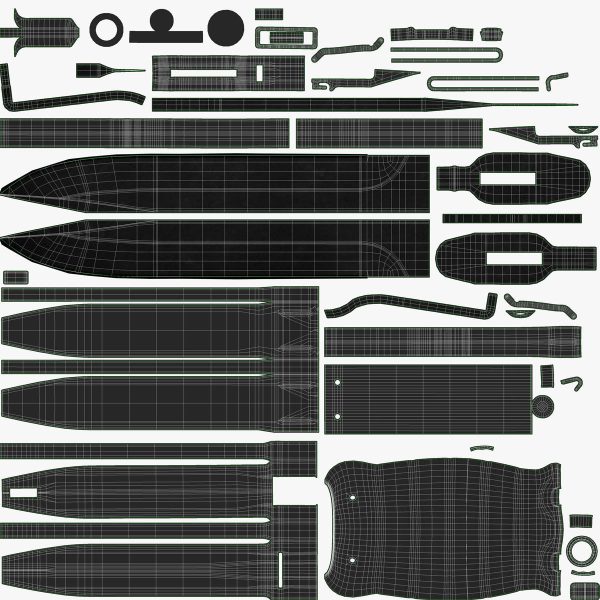 Glock FM 78 Knife Set Black