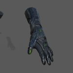 Gloves Scifi military combat soldier armor