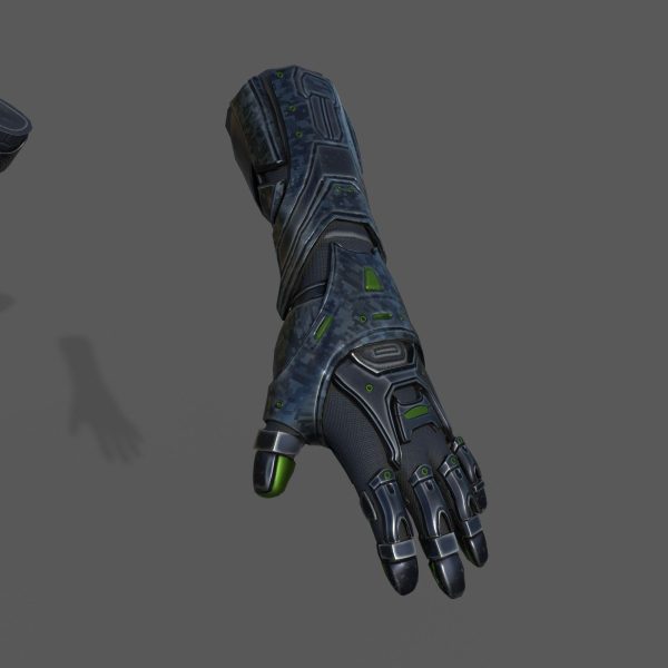Gloves Scifi military combat soldier armor
