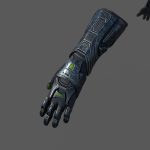 Gloves Scifi military combat soldier armor
