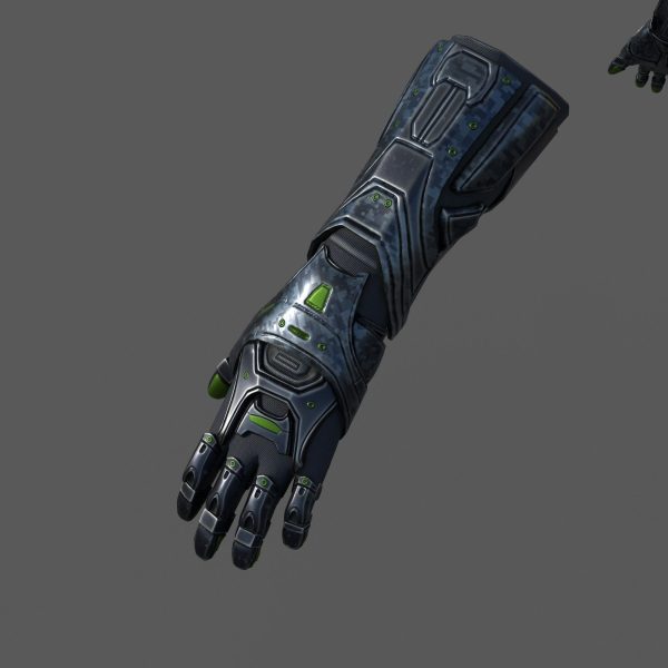Gloves Scifi military combat soldier armor