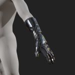 Gloves Scifi military combat soldier armor