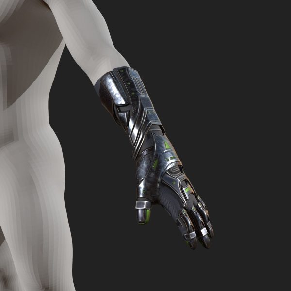 Gloves Scifi military combat soldier armor
